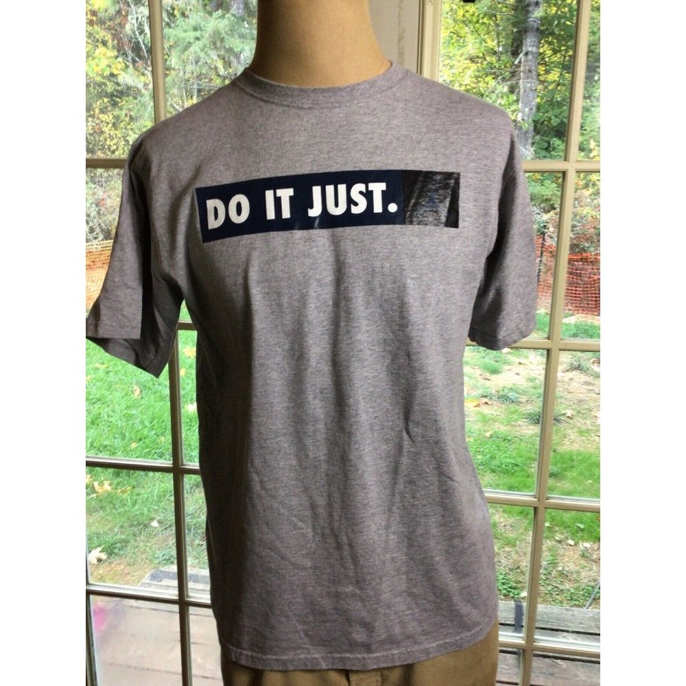 VTG Jordan DO IT JUST Nike Air T-Shirt Just Do It Jumpman Bulls Retro Sz Kid XL